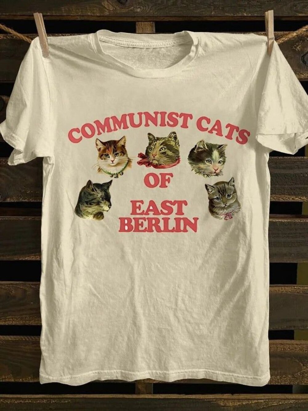 Communist Cats Of East Berlin T-shirt